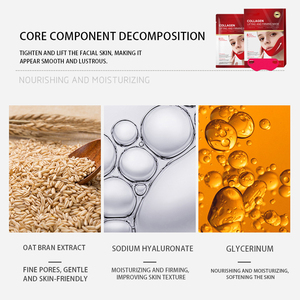 V-hình dạng Collagen mặt nạ nâng và thắt chặt băng để loại bỏ đôi <span class=keywords><strong>c</strong></span>ằm giữ ẩm tấm tai mặt nạ - Product Image 3