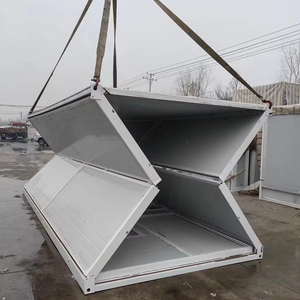 China Folding Container House Fast Fold Out <strong>Flat</strong> <strong>Pack</strong> Prefabricated 20ft 40ft Foldable Portable Modular Tiny Houses <strong>Homes</strong> Camps - Product Image 1