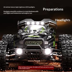 Voiture de course télécommandée électrique sans balais professionnelle RC, jouet pour garçon, voiture tout-terrain, nouvelle 2025, quatre roues motrices, escalade - Product Image 2