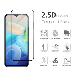 Verre trempé 9H à colle intégrale avec impression soyeuse pour Motorola E7 Plus <span class=keywords><strong>G</strong></span> 8 9 10 20 30 40 50 57 60 67 86 96 100 200 Power Play 2026 - Product Image 3
