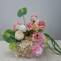 New Trend 2026 Fresh Green Artificial Floral Runner Table Centerpiece Arrangement for Wedding Event Decor