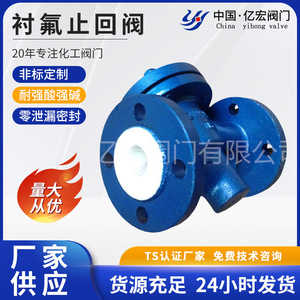Vanne de retenue H41F46-16C DN100 à raccordement par bride pour pipeline chimique, type oscillant, corps WCB, norme nationale - Product Image 5