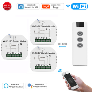 Tuya — rideau Wifi personnalisé, stores roulants intelligents, avec télécommande, pour maison intelligente, 2020 mise à niveau, OEM - Product Image 2