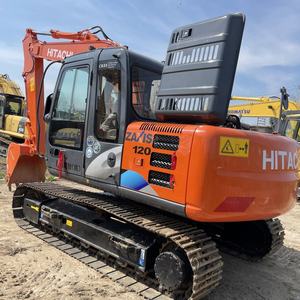Excavadora Hitachi ZX120 de 12 toneladas usada, maquinaria de construcción con orugas hidráulicas de Japón, motor central, cojinete de bomba de engranajes - Product Image 2