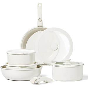 Juego <span class=keywords><strong>de</strong></span> utensilios <span class=keywords><strong>de</strong></span> cocina antiadherentes <span class=keywords><strong>de</strong></span> aluminio y cerámica blanca al por mayor <span class=keywords><strong>de</strong></span> fábrica, sartenes <span class=keywords><strong>con</strong></span> <span class=keywords><strong>tapa</strong></span> <span class=keywords><strong>de</strong></span> <span class=keywords><strong>vidrio</strong></span> <span class=keywords><strong>con</strong></span> mango desmontable, ollas para cocinar - Product Image 1