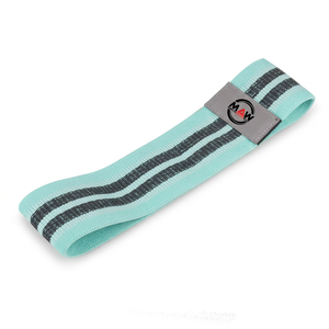 Banda de Resistencia para Ejercicio Intenso MAW, TPE Azul Claro con Rayas Negras, Duradera, Ecológica, Apta para Todas las Edades - Product Image 1