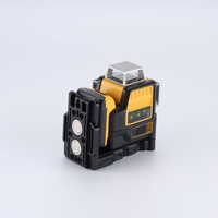 Niveau laser industriel multifonctionnel 21V à 12 lignes, haute précision, auto-nivelant, pour extérieur, lumière verte, alimenté par batterie au lithium