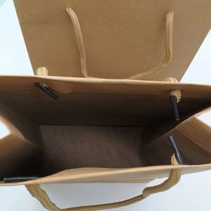 Wholesale Custom With Logo Fashion Recycled <b>Reusable</b> Hand Bag Gift Bag Cardboard Packaging Brown for Shopping Kraft Paper Bag - Product Image 4