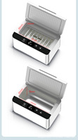 Boîte isotherme pour insuline 12V avec batterie rechargeable, température réglable de 0 à 18 degrés Celsius, 2 couches, refroidisseur portable pour peptides avec prise USB