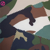 Tissu Softshell Imprimé Camouflage Respirant et Imperméable en Polyester Extensible 4 Directions 310GSM pour Vente en Gros