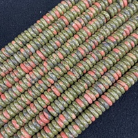 Perles semi-finies en pierre naturelle 4x12mm, agate de cristal, rondelles intercalaires pour la fabrication de bijoux, colliers et bracelets DIY, vente en gros