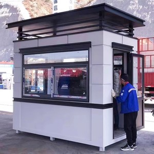 Cabina di Sicurezza Prefabbricata Portatile Personalizzata, Box Isolato per Guardie di Sicurezza per Ingressi di Fabbriche e Comunità - Product Image 1