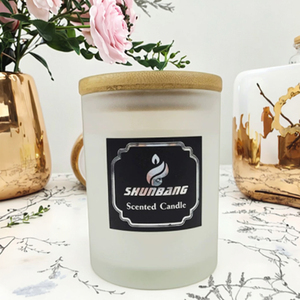 Candele Profumate Artigianali in Varie Dimensioni con Coperchio in Legno, Cera di Soia <span class=keywords><strong>Naturale</strong></span> e Organica, Aroma Duraturo, Confezione Minimalista per Casa e Spa - Product Image 6