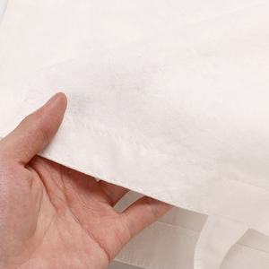 Sac en fibre de bambou personnalisé avec logo, blanc, naturel, bio, pas cher, pour les promotions et les cadeaux - Product Image 4