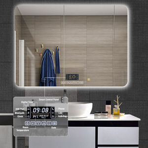 MARVEL ONE 12V LED Espejo Interruptor de sensor táctil con seis teclas de control Desempañador Pantalla de temperatura de tiempo y altavoz - Product Image 6