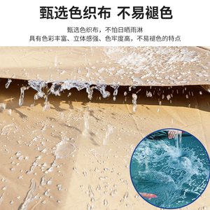 Ombrellone esterno ombrellone ombrellone piscina moderna in lega di alluminio di fascia alta ombrello con montante circolare - Product Image 4