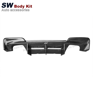 Diffusore posteriore stile RZ in fibra di carbonio per <span class=keywords><strong>BMW</strong></span> serie <span class=keywords><strong>1</strong></span> 1M E82 E88 <span class=keywords><strong>Coupe</strong></span> 2010-2013 Kit diffusore paraurti posteriore Retrofit - Product Image 6
