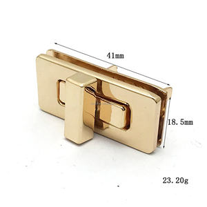 מתכת תיק מנעולי טוויסט מלבן תיק מנעול חומרה הפעל תיק נעילה - Product Image 2