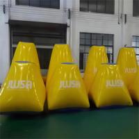 Bouées flottantes gonflables en PVC pour le jeu de sport de marqueur de triathlon