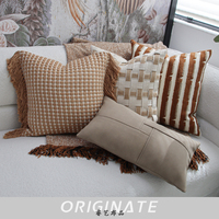RUIYI Housse de coussin de luxe pour oreiller décoratif simple Housse de coussin décorative pour la maison