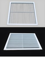Grille à fentes linéaire de 12 x 4 pouces, diffuseur à fentes, taille personnalisée, aérateur pour système de CVC, ventilation