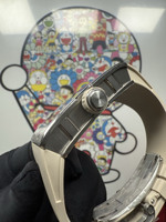 Montre mécanique automatique de luxe haut de gamme pour homme, boîtier en alliage de titane, tourbillon ajouré, style sport et affaires, référence 1602