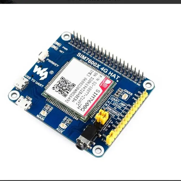 SIM7600G-H Raspberry Pi 4G Expansion Board Global Connect is compatible with 3G 2G with GNSS positioning SIM7600G-H