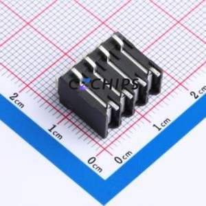JL212R-SMT-35004BP1 Spring Terminal Block SMD,P=3.5mm Connector ( Construction: 1x4P )( Pitch: 3.5mm )( Color: Black ) - Product Image 2