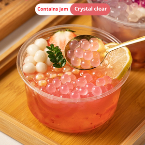 OEM ODM perles de boba à éclater multi-saveur éclatement de jus thé à bulles thé au lait garniture de dessert en bouteille d'emballage - Product Image 3