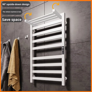 מסך מגע עגול בגודל 32 מ "מ 110v/220v בקר מחמם מגבת חכם, 30-70celsius 9 שעות - Product Image 2