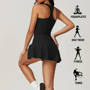 Nouvelle <span class=keywords><strong>jupe</strong></span> <span class=keywords><strong>courte</strong></span> <span class=keywords><strong>moulante</strong></span> taille haute pour <span class=keywords><strong>femme</strong></span>, idéale pour le yoga, la course et le fitness, <span class=keywords><strong>jupe</strong></span> de sport anti-reflet - Product Image 5