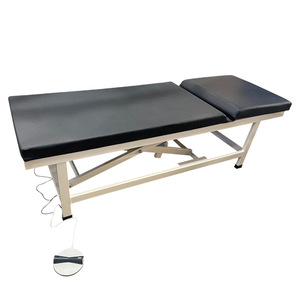 Electric Massage <b>Bed</b> Height Adjustable Physiotherapy Table With High Density <b>Sponge</b> Black Color For Professional Use - Product Image 2