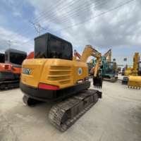 Mini-excavatrice Sany SY60C d'occasion en promotion, 6 tonnes, faible nombre d'heures de travail, haute qualité, expédition rapide, peinture d'origine, petit équipement de terrassement