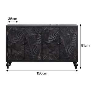 Salon nordique luxe noir français armoire de rangement Console cuisine salle à manger crédence <span class=keywords><strong>buffet</strong></span> <span class=keywords><strong>buffet</strong></span> - Product Image 6