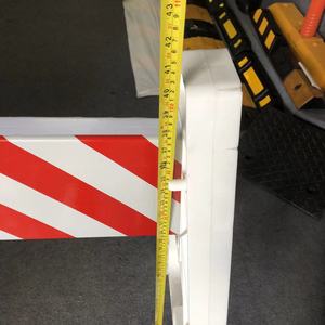 รั้วกั้นฝูงชนแบบพกพา รั้วกั้นถนนพลาสติกแบบพับได้รูปตัวเอ - Product Image 4