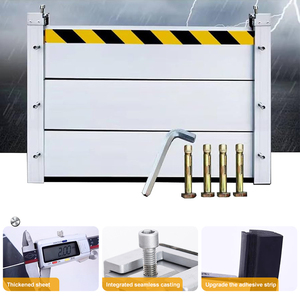 Dayanıklı Su Baskını Önleme Bariyeri Alüminyum Alaşımlı Su Baskını Bariyeri Bodrum Garajı için Geçici Su Bariyeri - Product Image 3