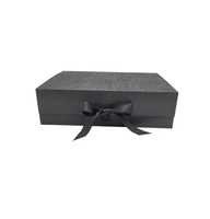 Boîte-cadeau en carton pliable, boîte d'emballage magnétique à fermeture aimantée avec ruban, vente en gros, 50 pièces