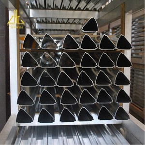 Tubo de Aluminio Triangular Extruido, Perfil de Aluminio Triangular Estructural para Ingeniería de Muros Cortina y Puertas y Ventanas - Product Image 2