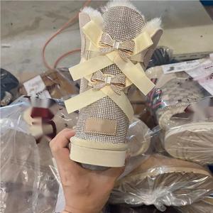 Bán Buôn Tùy Chỉnh Hot Bán uggss Ấm Phụ Nữ Của Vừa Khởi Động Mùa Đông Bow Tuyết Khởi Động Của Phụ Nữ Tuyết Khởi Động Với Biểu Tượng Tùy Chỉnh - Product Image 4