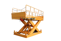 Plateforme élévatrice à ciseaux hydraulique fixe XYZLIFT, table élévatrice, ascenseur, approuvée par EN81-31
