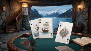 Cartes à jouer à l'atmosphère mystérieuse sereine exsudant l'allure énigmatique pour explorer l'inconnu pour des occasions carte personnalisée - Product Image 4