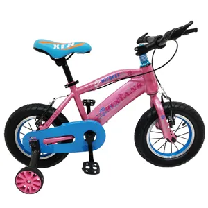 Kids Motorcycle Style Bicycle with Steel Fork Ordinary Pedal & Single Speed Gears Includes Shock Absorber