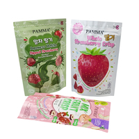 Goedkoop Schattig Voedsel Gevriesdroogd Fruit Chocolade Geschenkverpakking Stand-Up Zakje Mylar Rits Kinderen Snoepzak