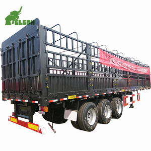 Chine Usine <span class=keywords><strong>Cargo</strong></span> Utilitaire Remorques 3 Essieux Volaille Vivante Caisse De Transport Semi Remorque - Product Image 4