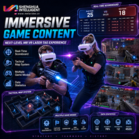 Equipo de Batalla con Pistola Láser de Detección Inteligente y Armadura Protectora para una Experiencia Inmersiva de Juego de Disparos en Realidad Virtual