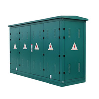 Armoire de distribution intérieure haute tension RMU à isolation solide IP2X avec composants ABB Schneider en acier inoxydable pour distribution électrique