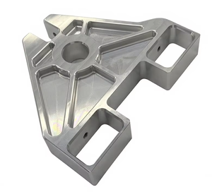OEM ODM Usinage CNC de haute précision en alliage d'aluminium, cadre de support triangulaire, finition brute, léger, pour applications mécaniques - Product Image 5