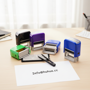 Sello Automático Personalizado <span class=keywords><strong>de</strong></span> Alta Calidad con Logotipo Personalizado para Oficina o Profesores, Sellos <span class=keywords><strong>de</strong></span> Goma Autoentintables - Product Image 1
