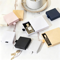 Boîte à tiroir en papier kraft écologique pour échantillons cosmétiques, petite taille, pour présentation en magasin de détail
