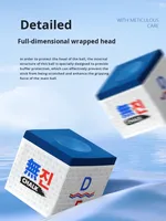 Boîte à craie de billard professionnelle sans poussière, bleu et blanc, pour billard chinois, petit et grand format, tête de billard, neuf, huileux, accessoires de table